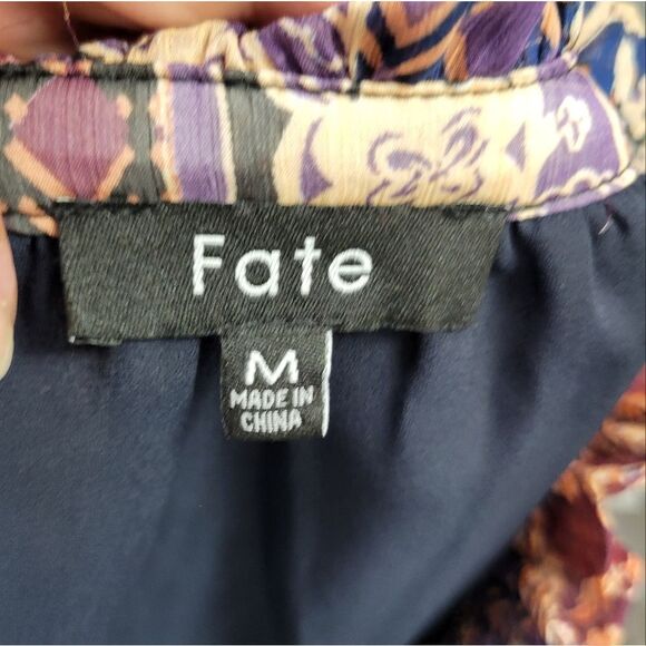 Fate mixed print long sleeve blouse - Picture 5 of 11